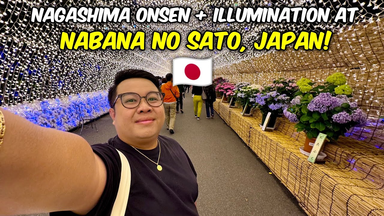 NAGOYA 2024: Nabana No Sato Illumination + Nagashima SpaLand in Japan! 🇯🇵 | May 31, 2024
