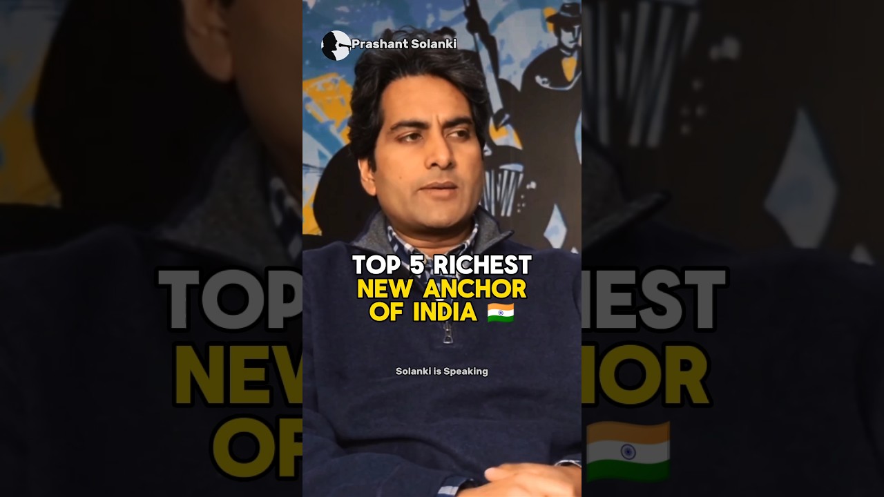 Top 5 Richest News Anchor of India | #shorts #news #anchor #india