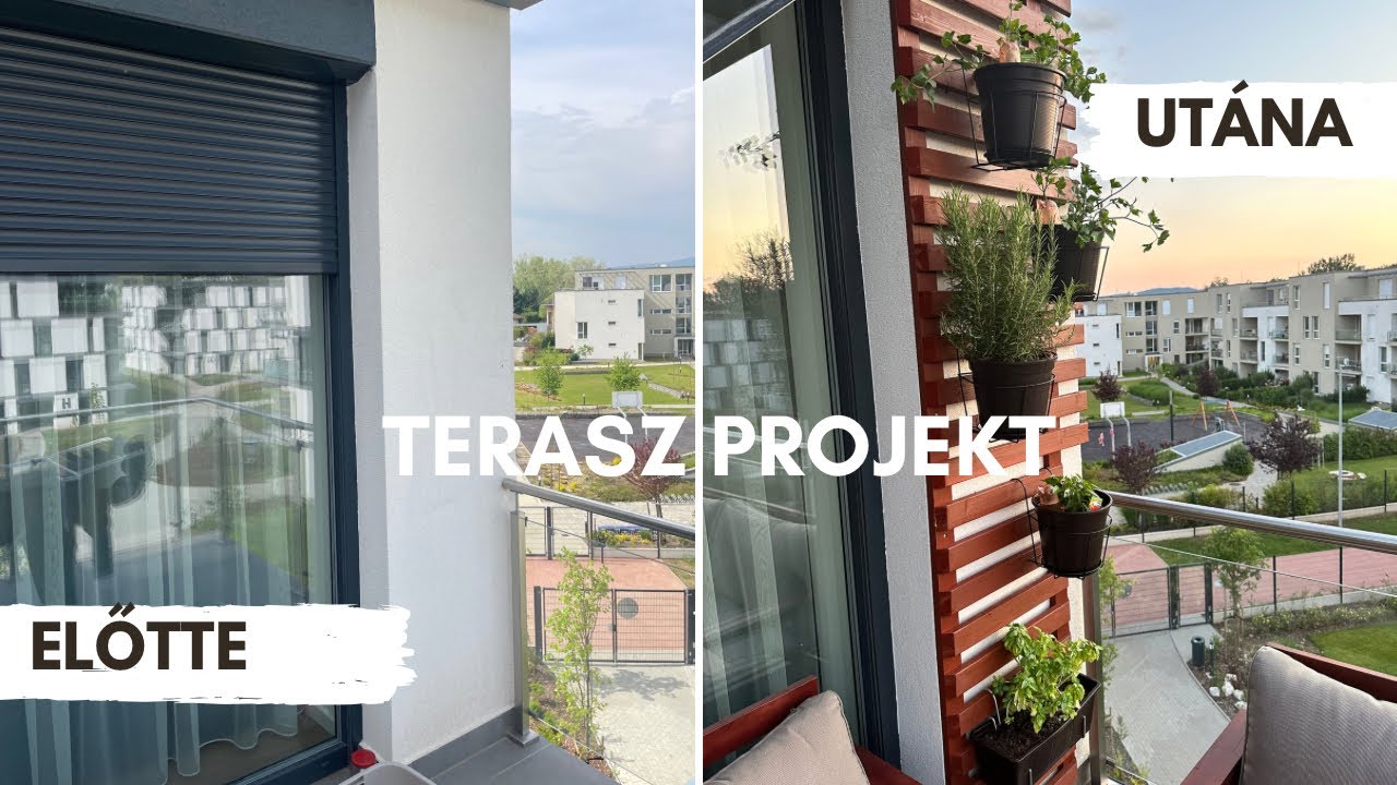NAPIVLOG | Ilyen lett a teraszunk🌺 | Magyarország