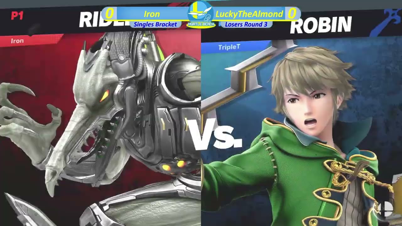 SocaSmash 169 Ultimate Singles: Iron (Ridley) LuckyTheAlmond (Robin) Losers Round 3