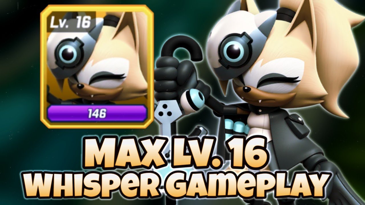 MAX LEVEL 16 Whisper Gameplay | Sonic Forces: Speed Battle