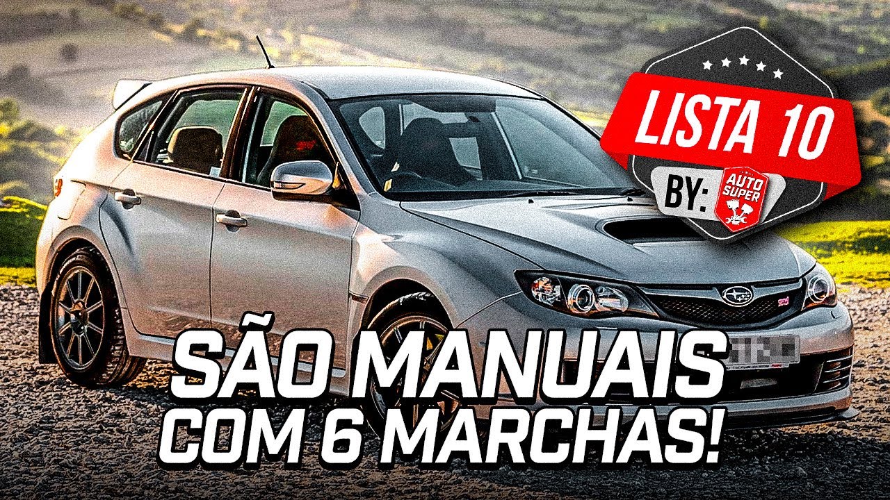 10 CARROS MANUAIS DE 6 MARCHAS PRA FAZER PROJETO (by membros)