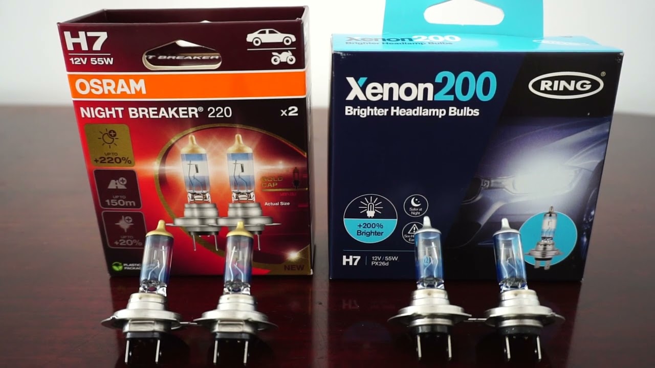 OSRAM NIGHT BREAKER 220 vs RING Xenon200