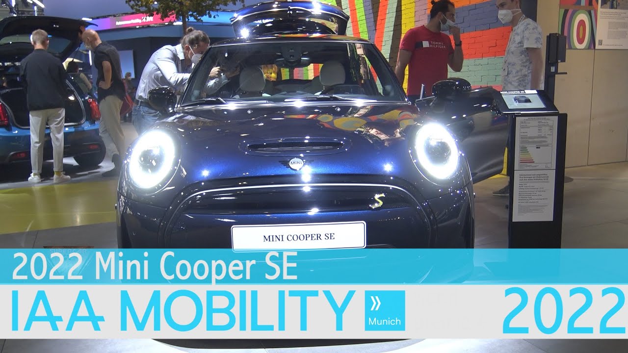 2022 Mini Cooper SE All Electric Interior and Exterior Walkaround IAA 2021 Munich