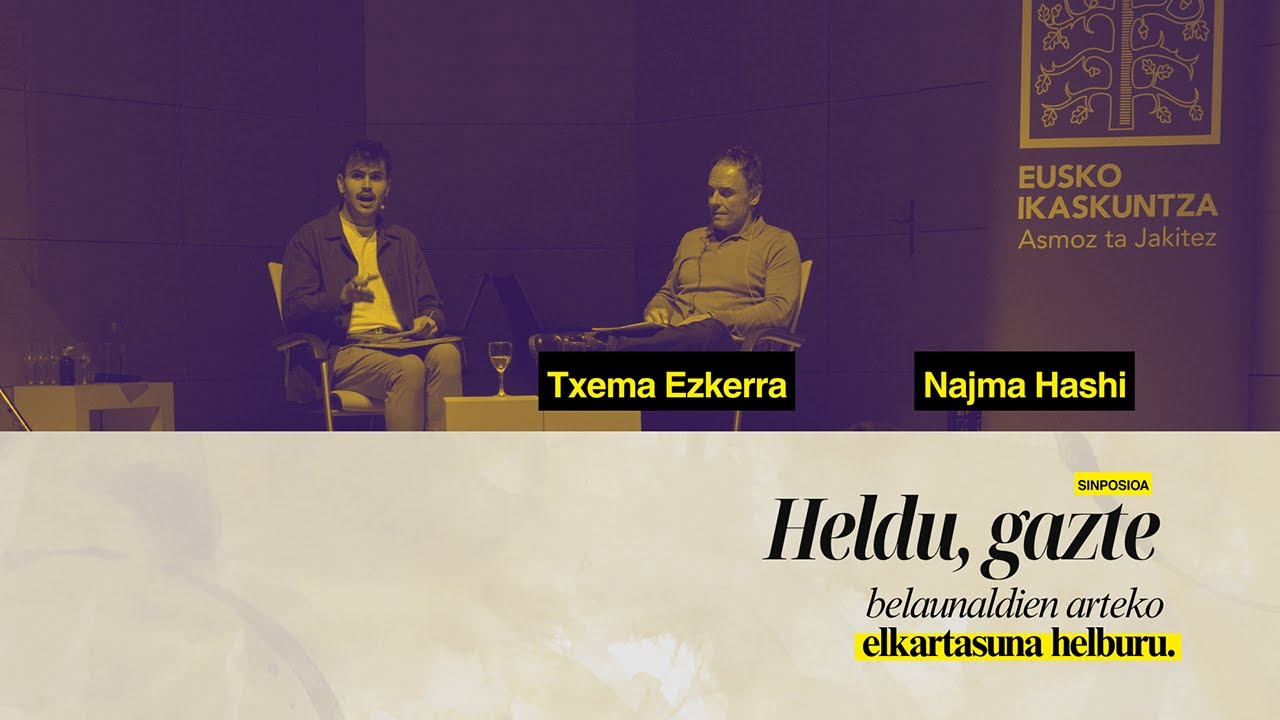 Heldu, gazte Sinposioa. Belaunaldien arteko elkartasuna helburu. Mesa institucional