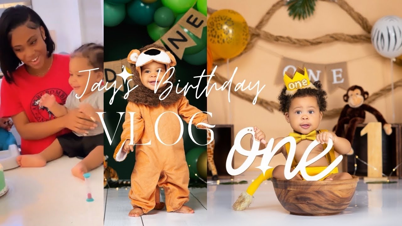 Jaylen's 1st Birthday Vlog Part 1