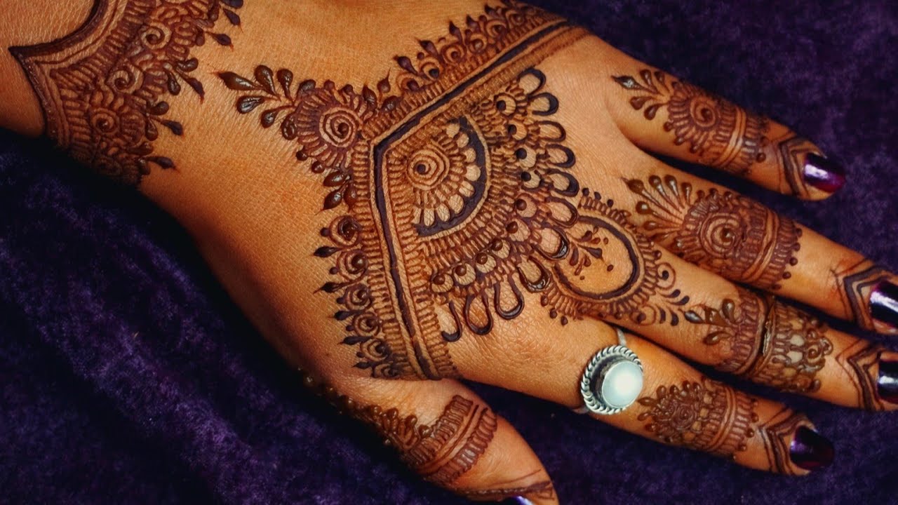 Eid,Holi special mehndidesign |Latest back hand mehndi design |Easy Stylish mehndi design for Eid