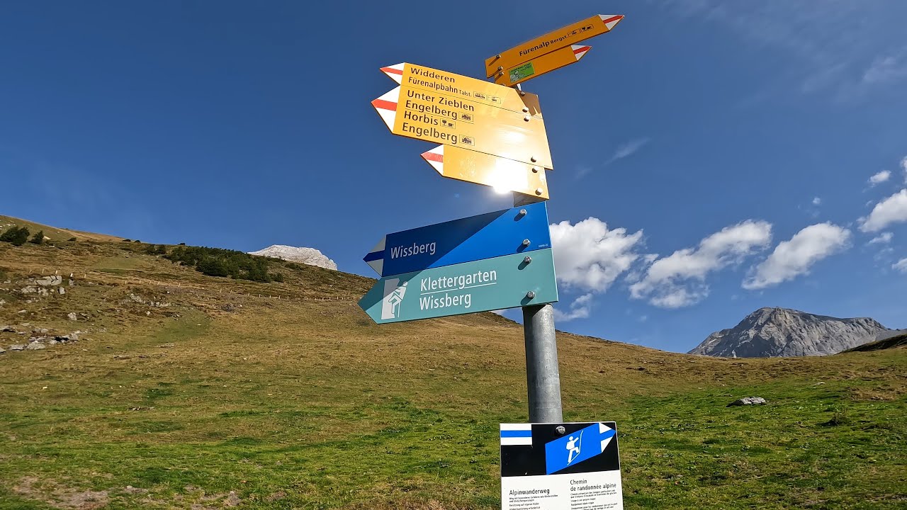 Switzerland - Via Ferrata - Furenalp & Wissberg hike