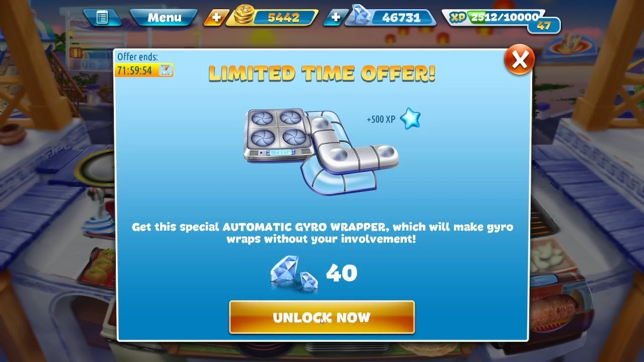 Cooking Fever-Sirtaki taverna Level 26-40