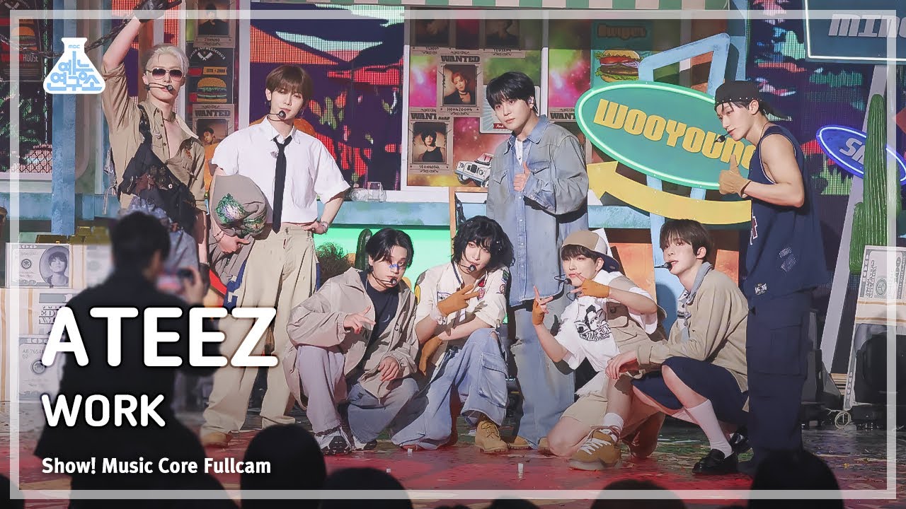 [#예능연구소8K] ATEEZ (에이티즈) – WORK 풀캠 | 쇼! 음악중심 | MBC240601방송
