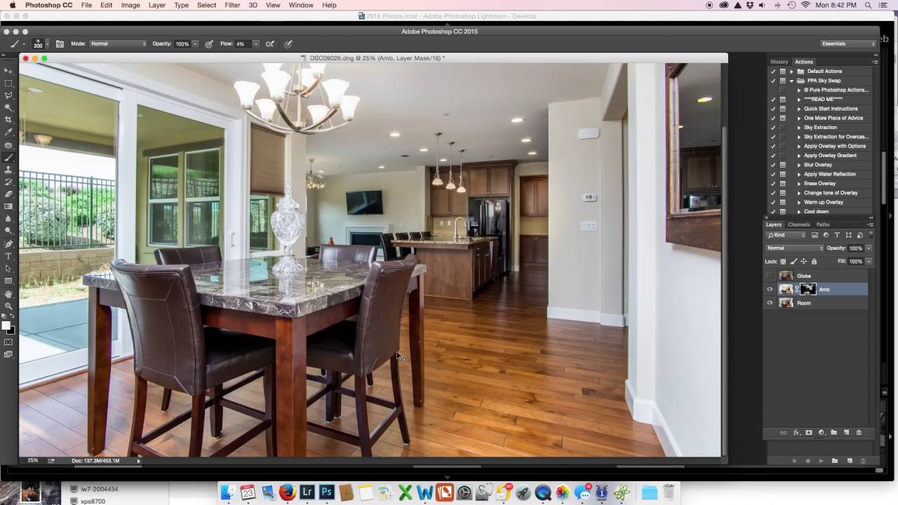 Let an ambient exposure do the 