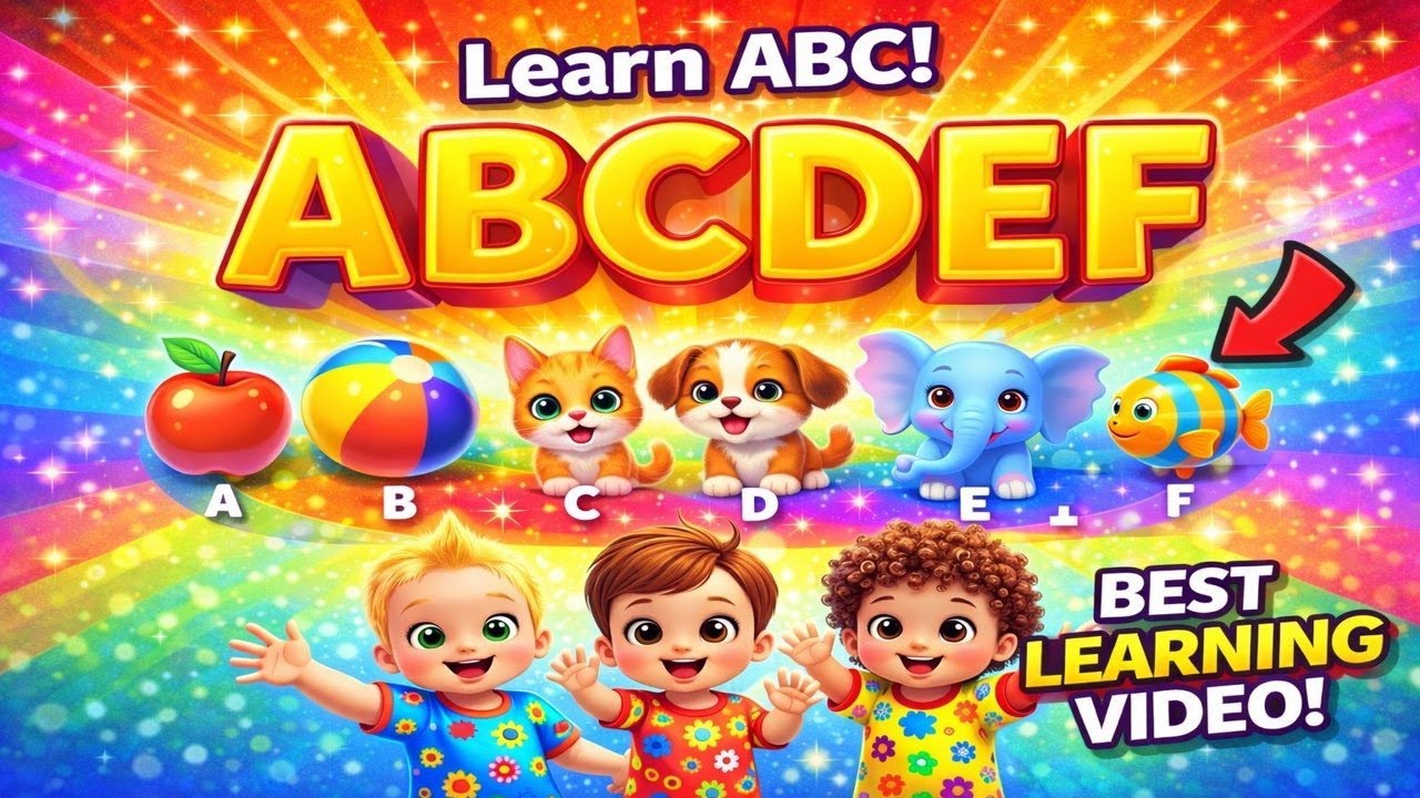 Bumtzi Bumtzi- ABCDEF Alphabet Song for Toddlers | Learn ABC with Animals | Preschool Learning Video