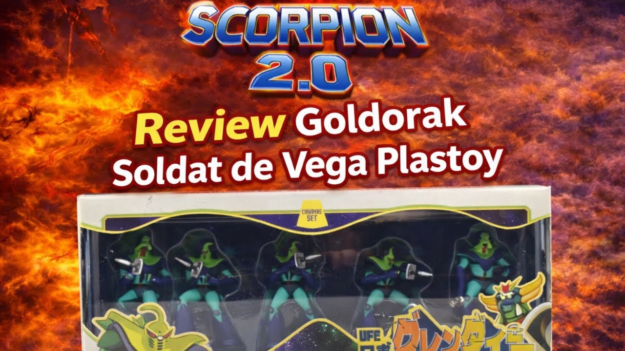 Review UFO Grendizer Goldorak Soldat de Vega Plastoy 