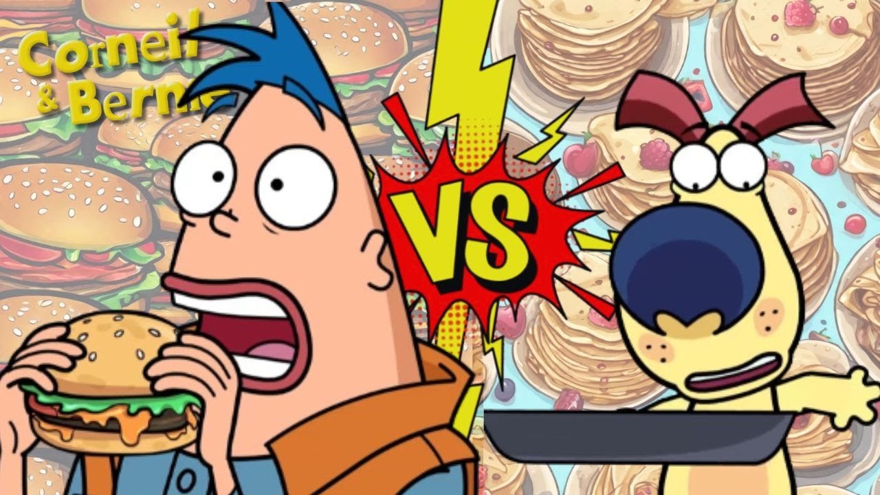 Corneil & Bernie : TEAM BURGER OU TEAM CRÊPES ? | #versus
