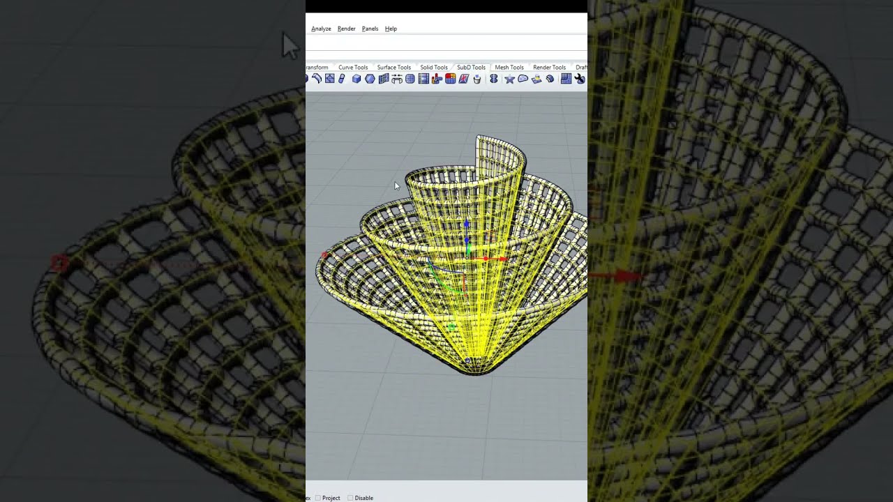 Turkish Ring Modeling With Rhinoceros#3d #jewellery #design #rhino #rhinoceros #matrix #rings