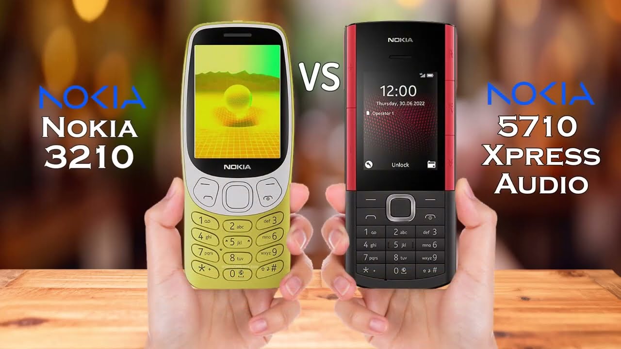 NOKIA 3210 VS Nokia 5710 XpressAudio