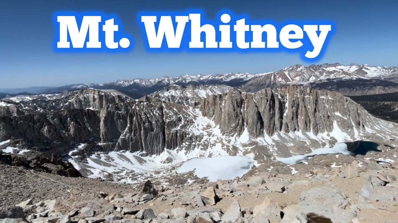 Hiking to the tallest mountain in California, Mt. Whitney