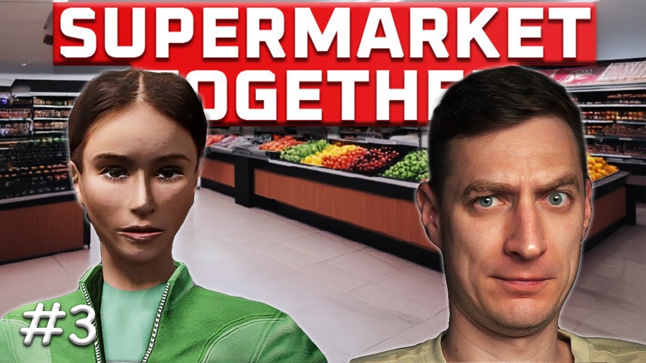 Кассир СМЕНИЛ ПОЛ! | Supermarket Together #3