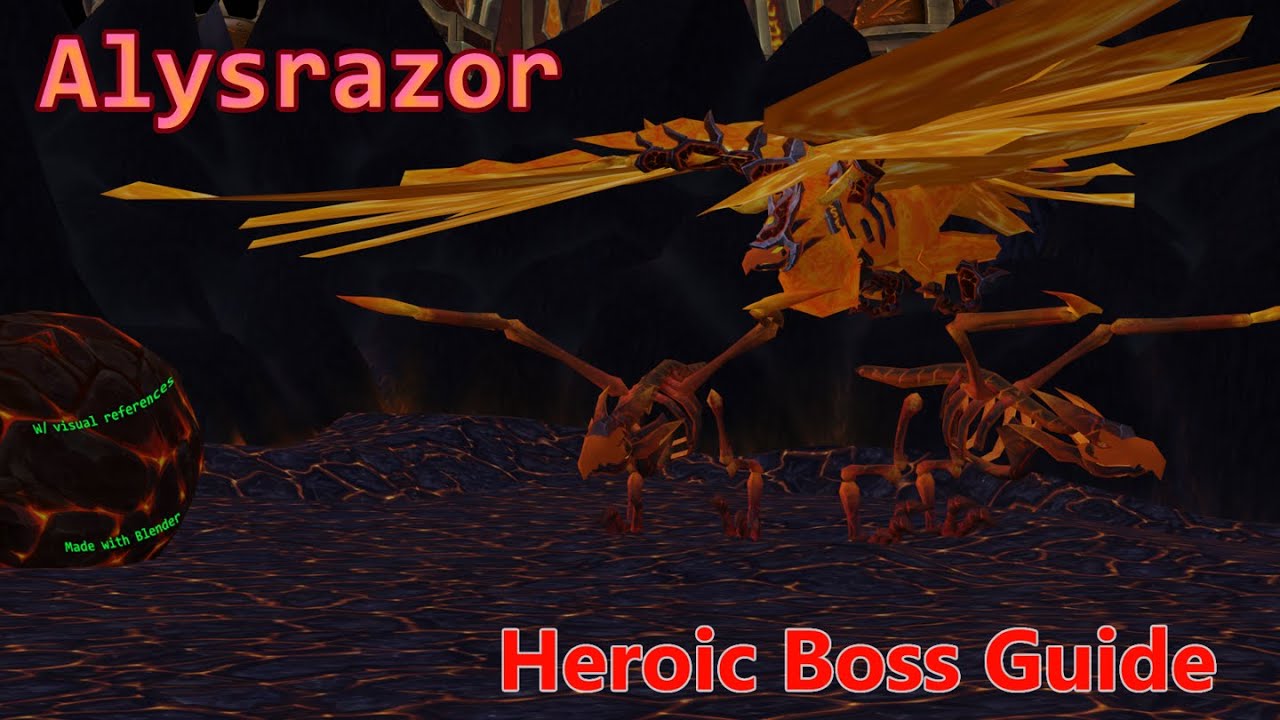 Heroic Alysrazor Guide 10/25 w/ Blender visuals
