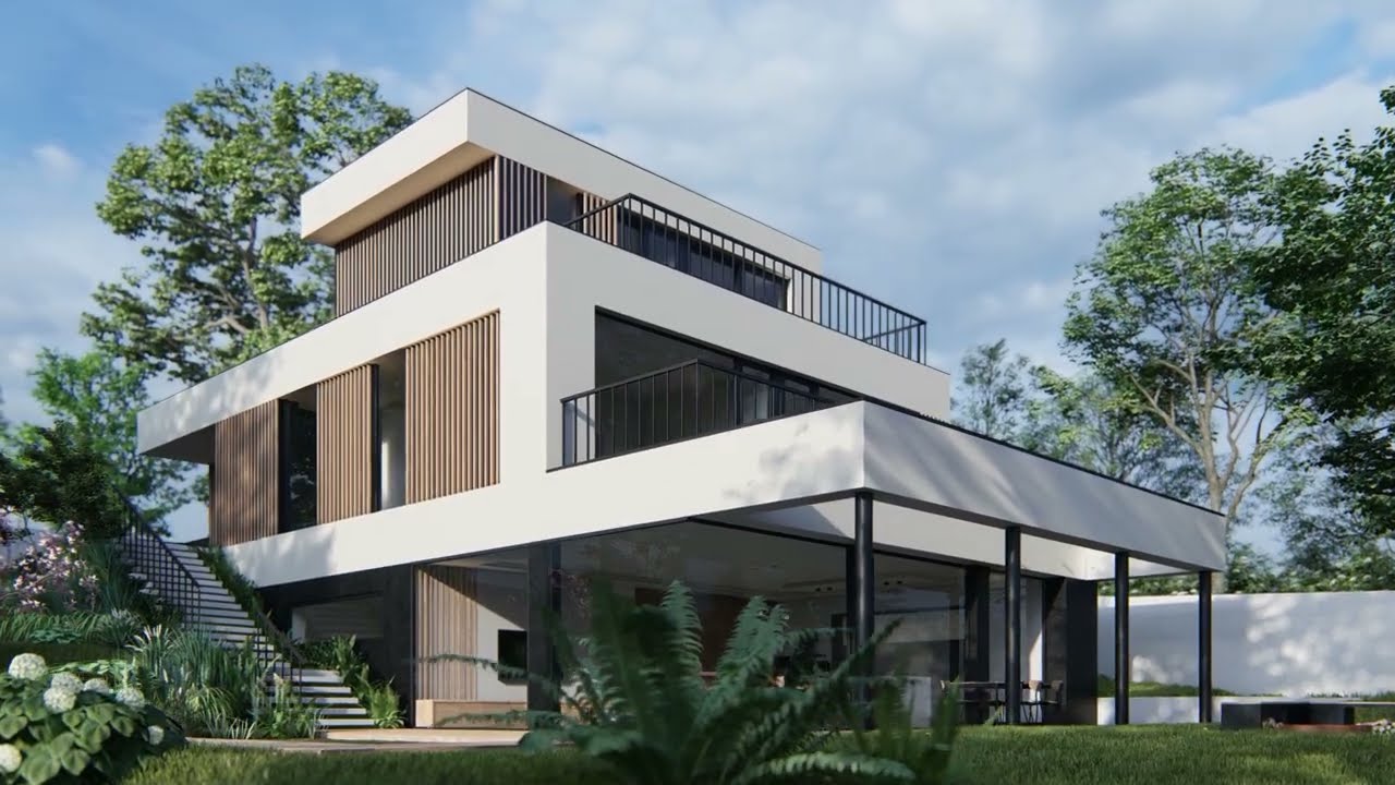 Vila Černošice - moderní vila u Prahy