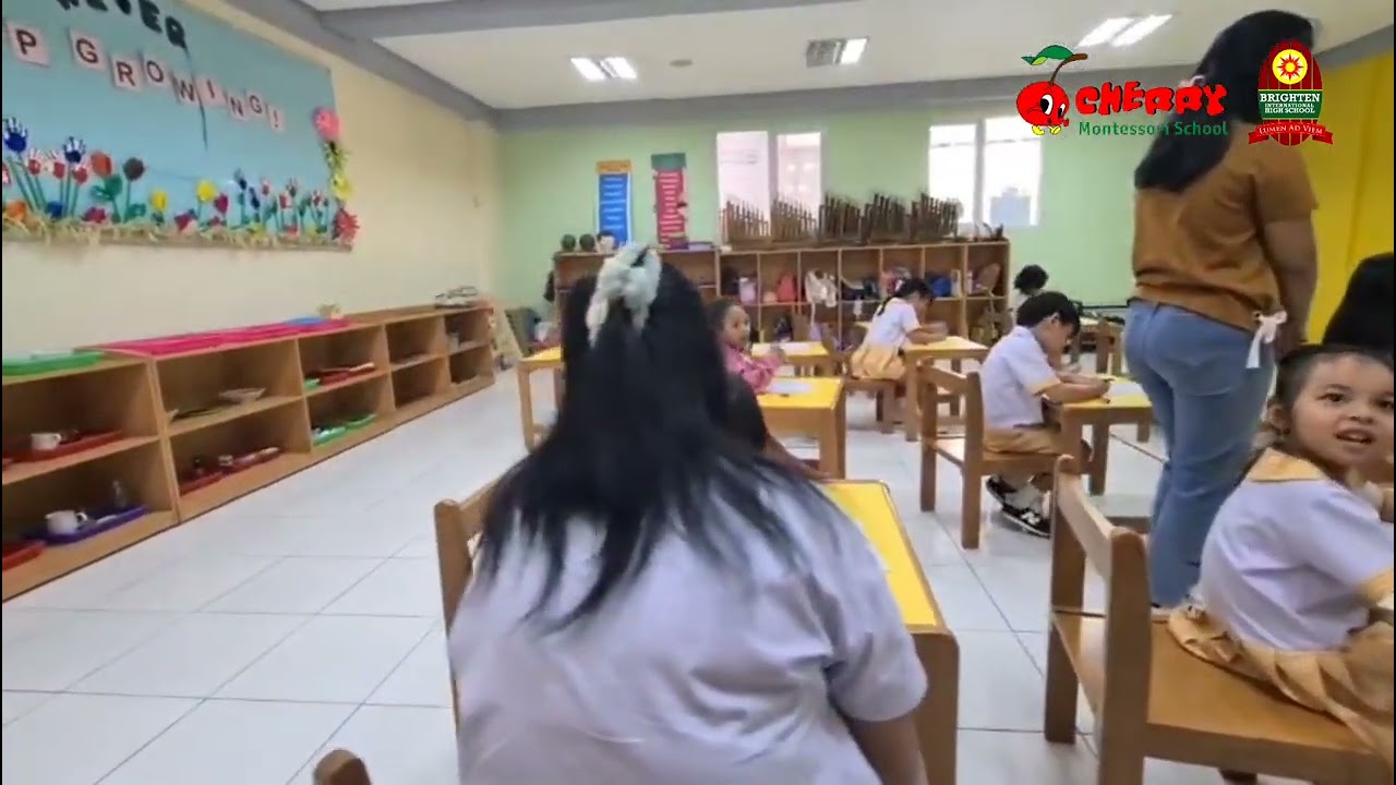 TK Cherry Montessori School - Mathematics Assesment (K1 Class). #kotabekasi 