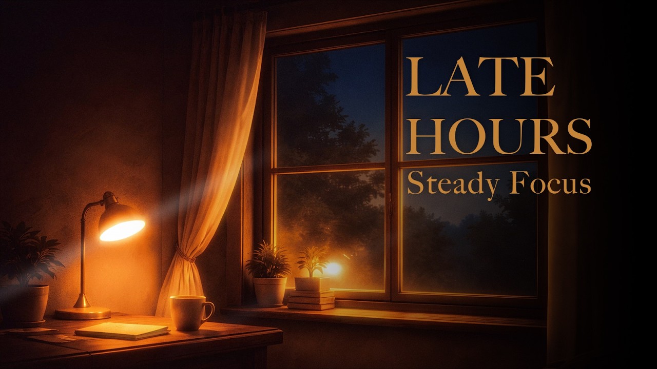 deep ambient lofi for late night focus 🌙 1 hour mix - Amber Hours FM