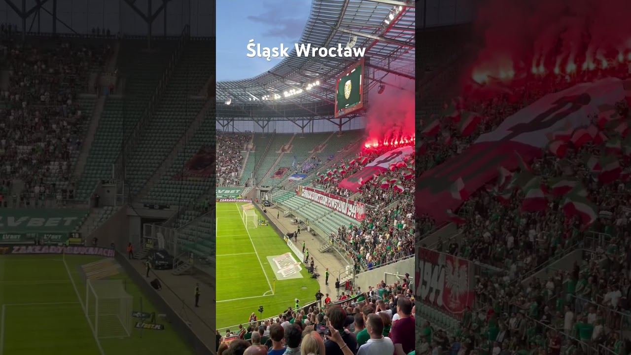 Śląsk Wrocław vs Riga FC.UEFA conference league #football #uefa #uefaconferenceleague #slaskwroclaw
