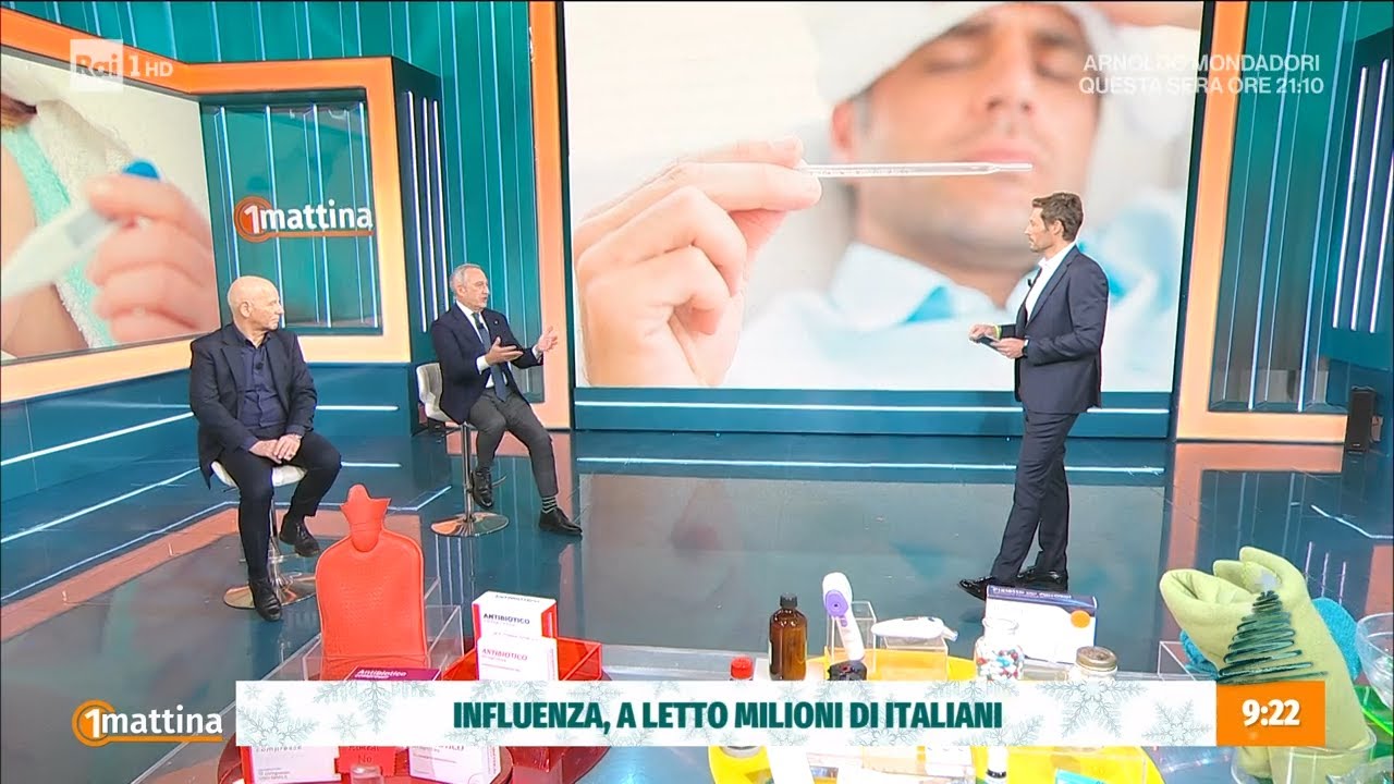 Influenza e post influenza - Unomattina - 21/12/2022