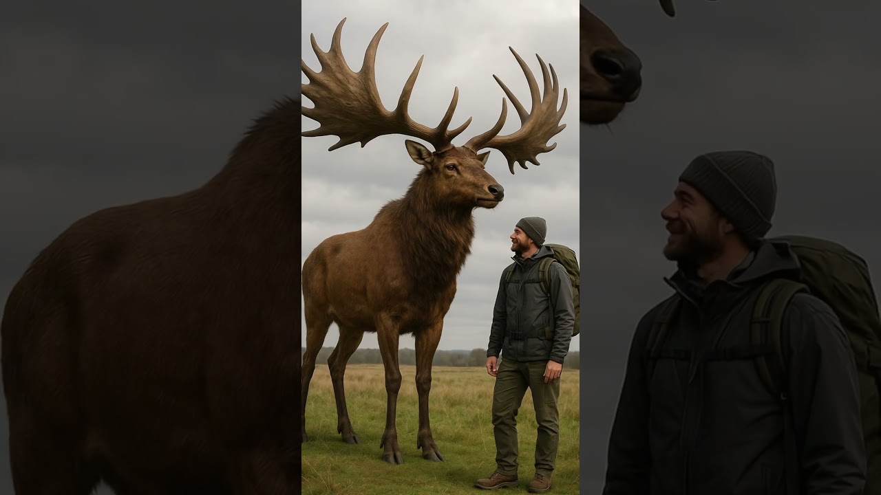 Day 10 of showing extinct animals - Irish Elk