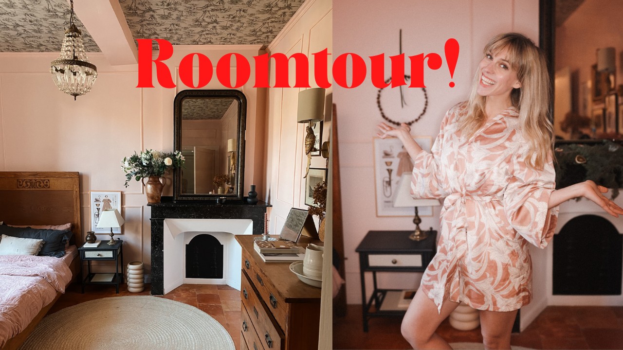 TAPEZIERTE DECKE EIN FEHLER?? | Vintage Gästezimmer im 130 Jahre alten französischen Haus