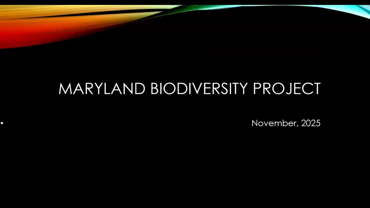 Sue Muller: The Maryland Biodiversity Project