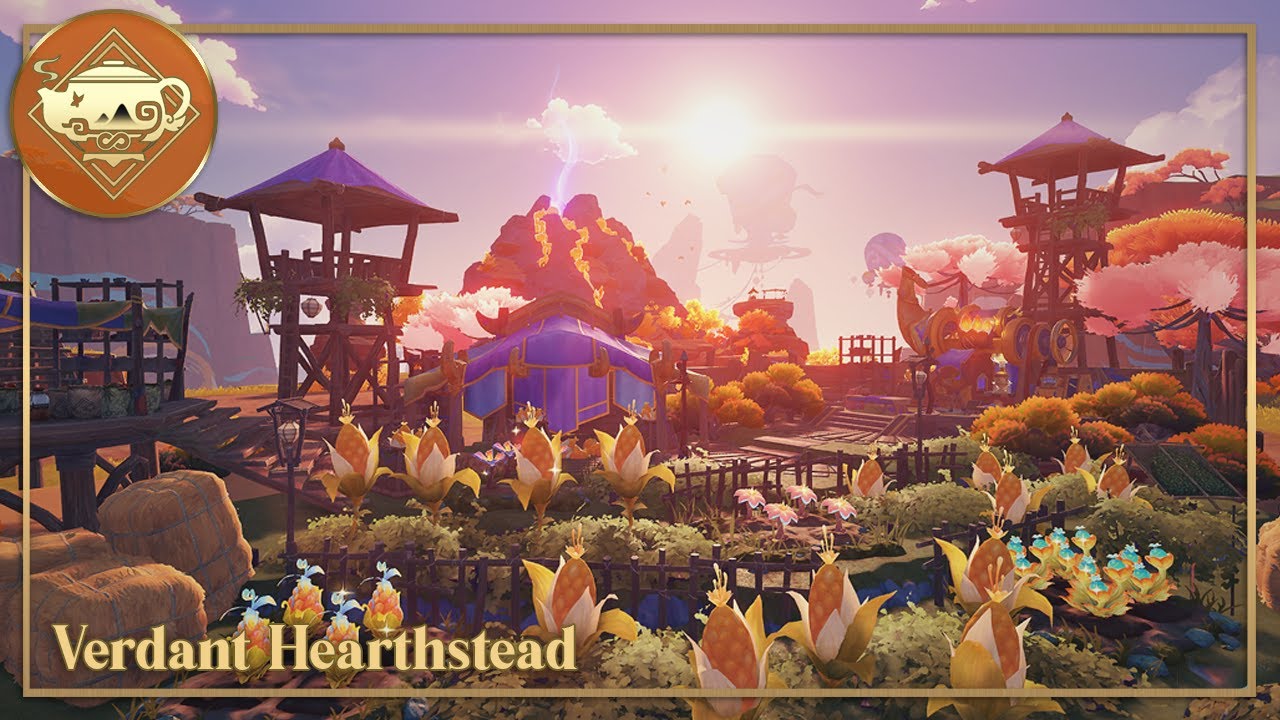 🌾🌋 Verdant Hearthstead | Serenitea Pot | Genshin Impact | 原神