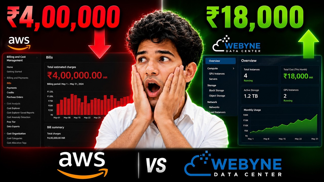 AWS GPU Cloud Alternative | High-Performance RTX PRO 6000 by Webyne Data Center