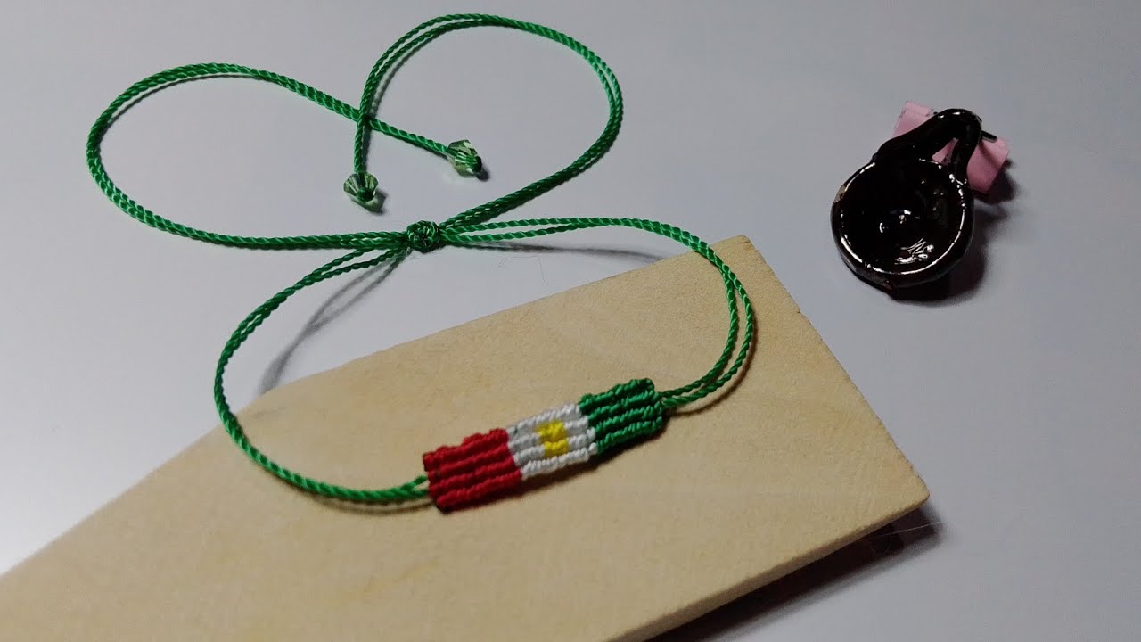 Pulsera mexicana ❤️ bandera de México