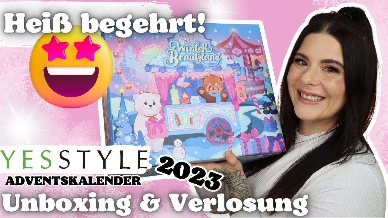 Heiß begehrt! 🔥😍 Yesstyle Beauty ADVENTSKALENDER 2023 | Unboxing & Verlosung
