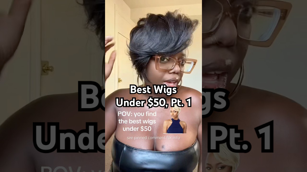 PT. 1 🔥 Best Wigs Under $50 (she cute!) #syntheticwigs