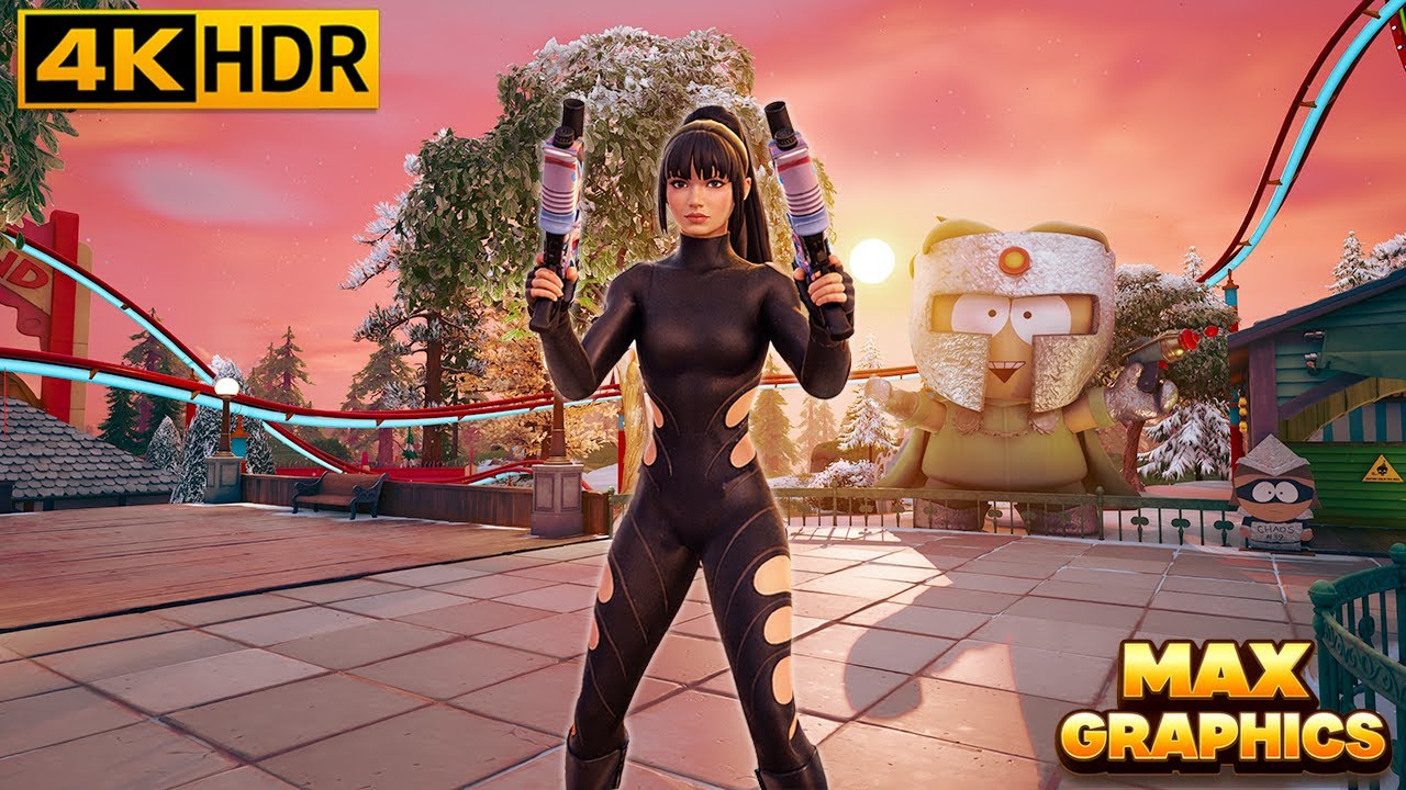 Fortnite 4K Max Graphics Zero Build Gameplay | Lisa Skin