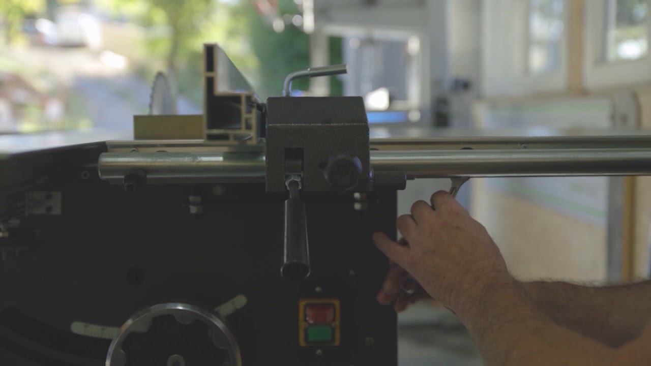 Réglage SAF1600M - Scie à format Holzprofi Maker