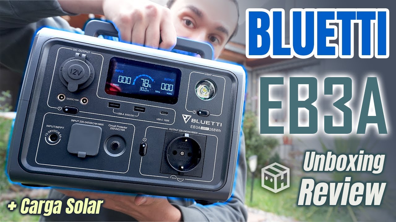 BLUETTI EB3A (600W) | Review | Estación de energía ideal y portátil ⚡