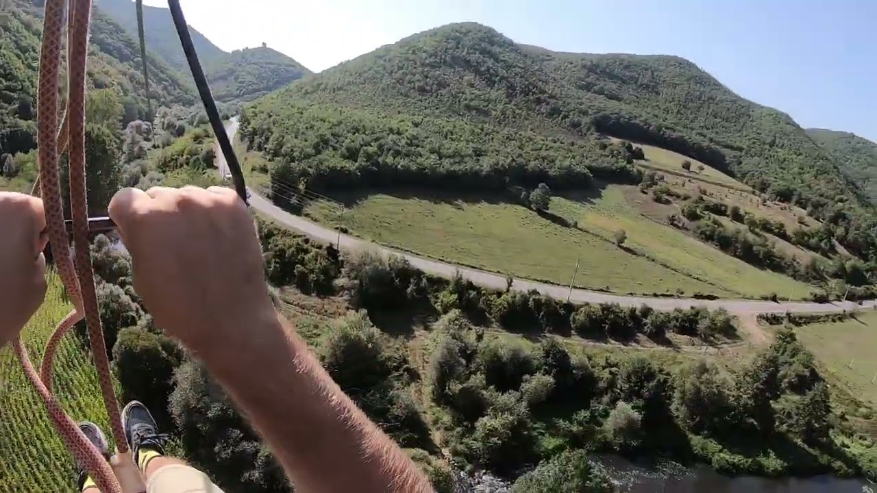 Zipline, Pogragje Kosove