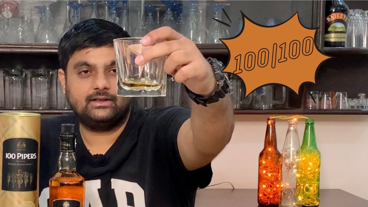 100 Pipers | Blended Scotch Whisky | Review & Unboxing | Price & Taste | Best Scotch Whiskey