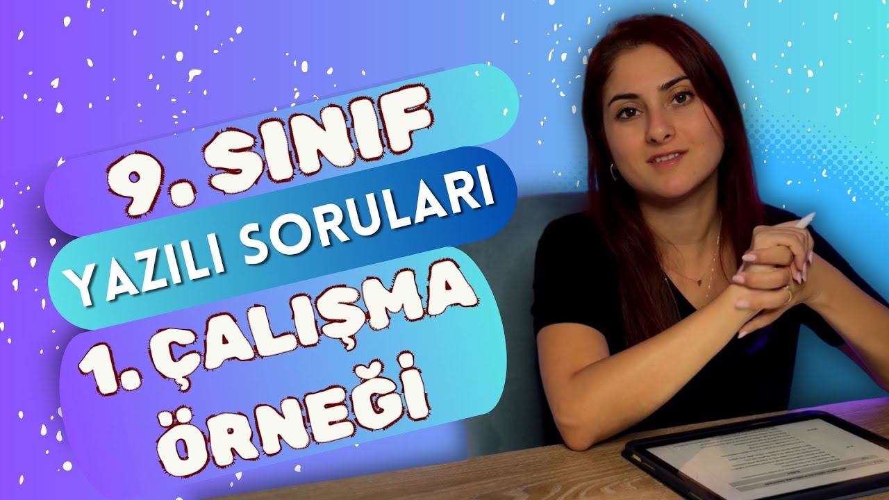1) 9. SINIF BİYOLOJİ 1. DÖNEM 2. YAZILI ÇALIŞMASI ÖRNEĞİ | YENİ MÜFREDAT
