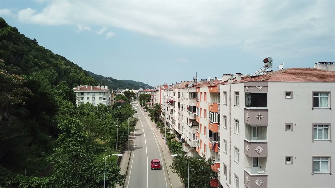 Abana Sahil Yolu Drone Takibi Uzun Versiyon