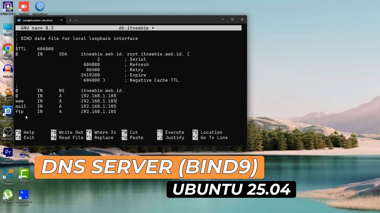 Cara Install dan Konfigurasi DNS Server di Ubuntu 25.04 (Panduan Lengkap & Terbaru) - Part 7