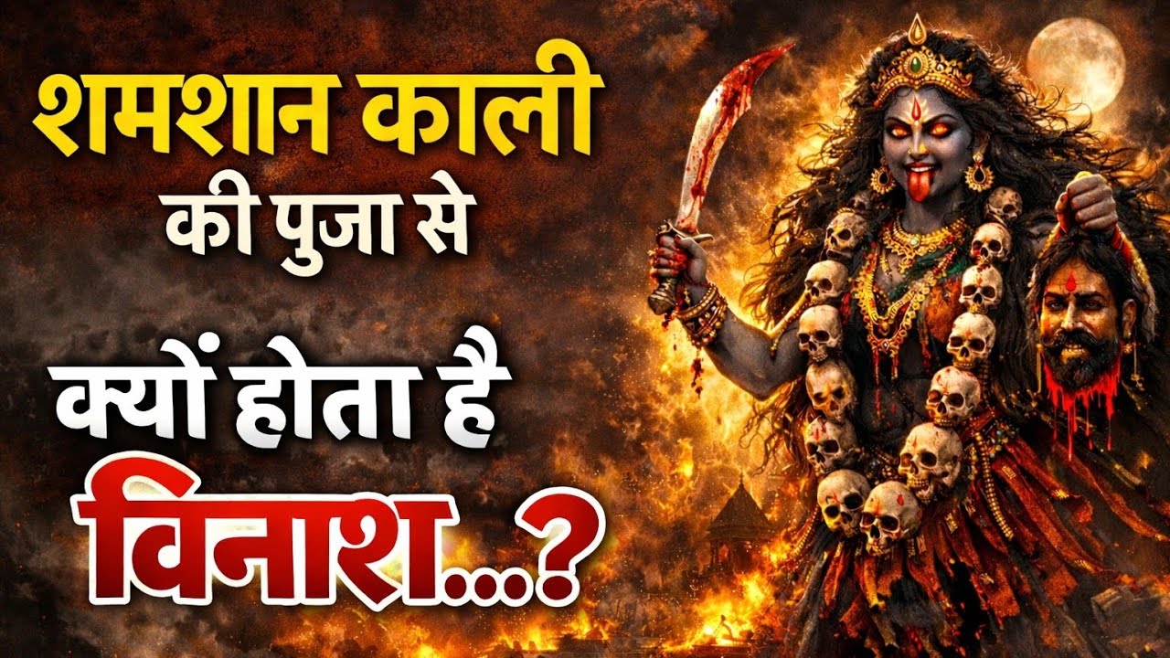 घर में शमशान काली पूजा करती है अनर्थ... #kaali #kaalimaa #destruction @ajaimaharaj