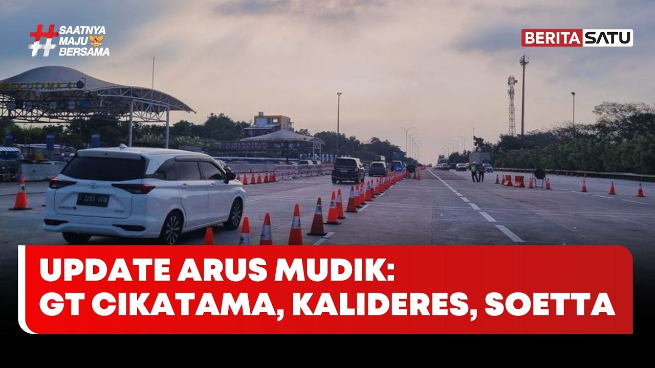 Pantauan Arus Mudik di GT Cikatama, Terminal Kalideres dan Bandara Soetta #beritasatu