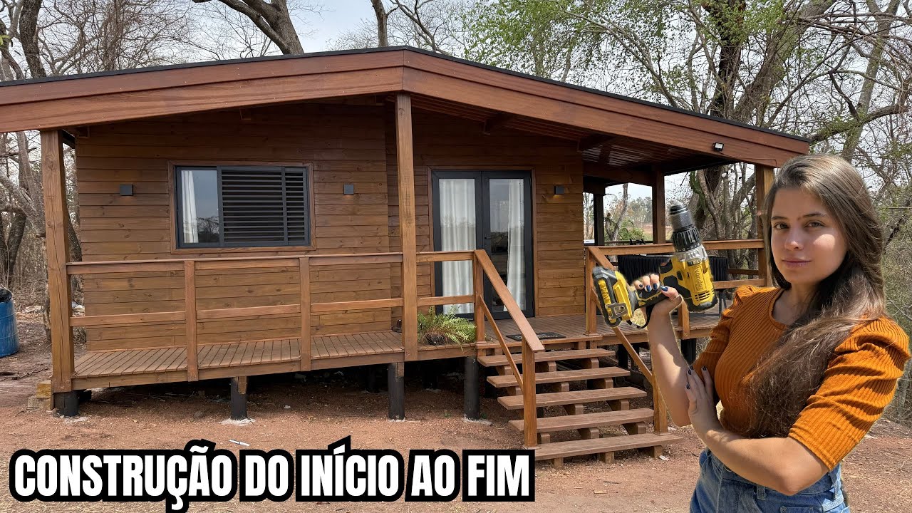 Construindo uma casa do inicio ao fim no sitio isolado - O FILME!