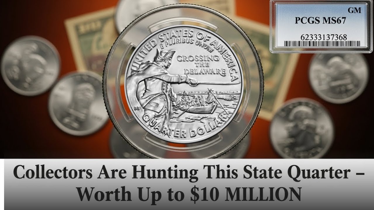THESE VALUABLE QUARTER DOLLAR COINS WORTH UP TO $10 MILLLION!