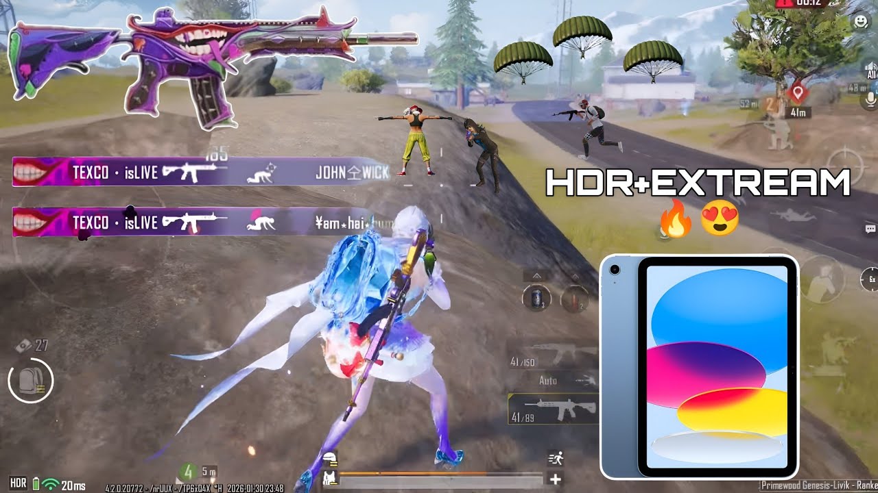 Ipad 11th Generation Bgmi Test 🔥 HDR+EXTREAM Graphics | ipad 11 bgmi 🔥