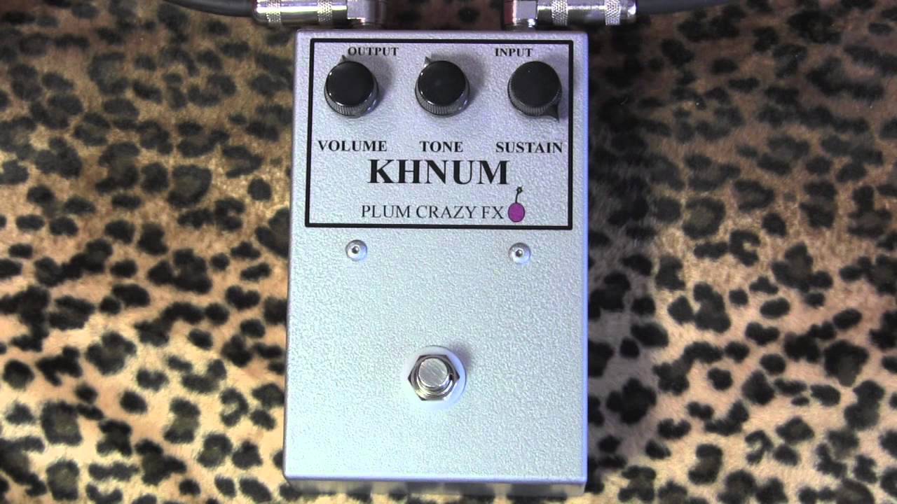 PlumCrazy FX KHNUM boutique rams head muff demo with RS Guitarworks Tele